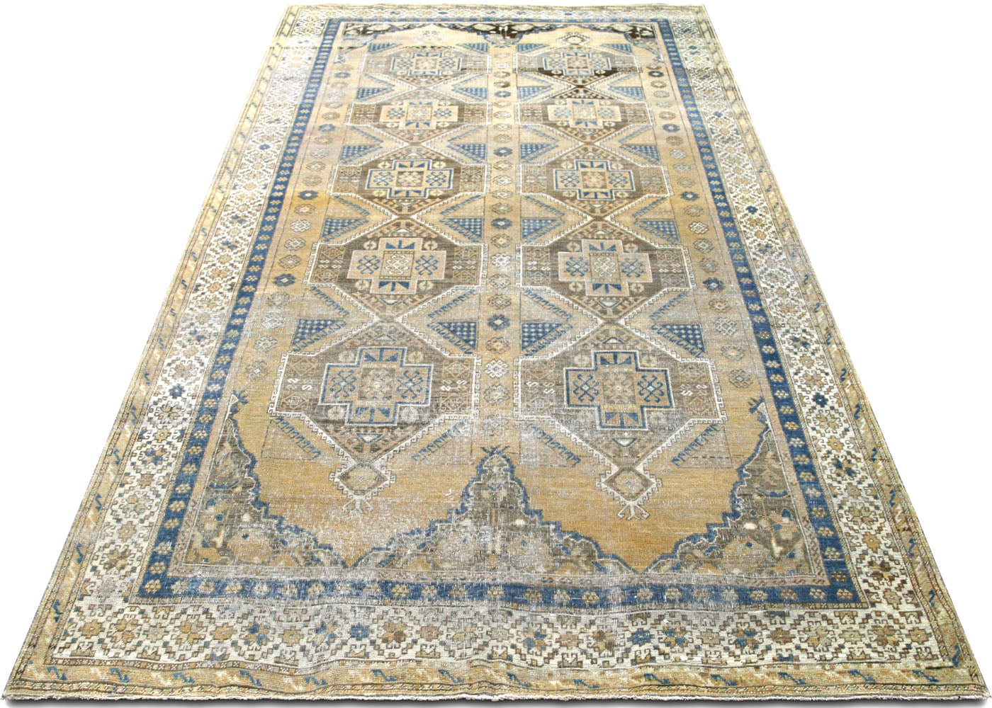 Vintage Persian Melayer Rug - 6'1" x 11'10" - 220030