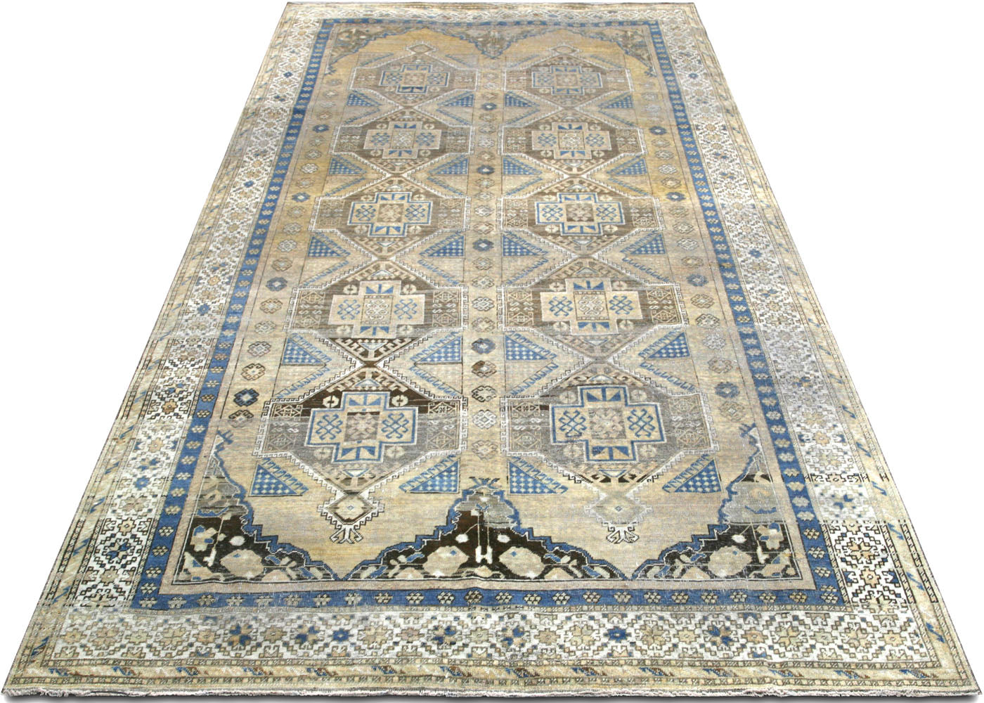 Vintage Persian Melayer Rug - 6'1" x 11'10" - 220030