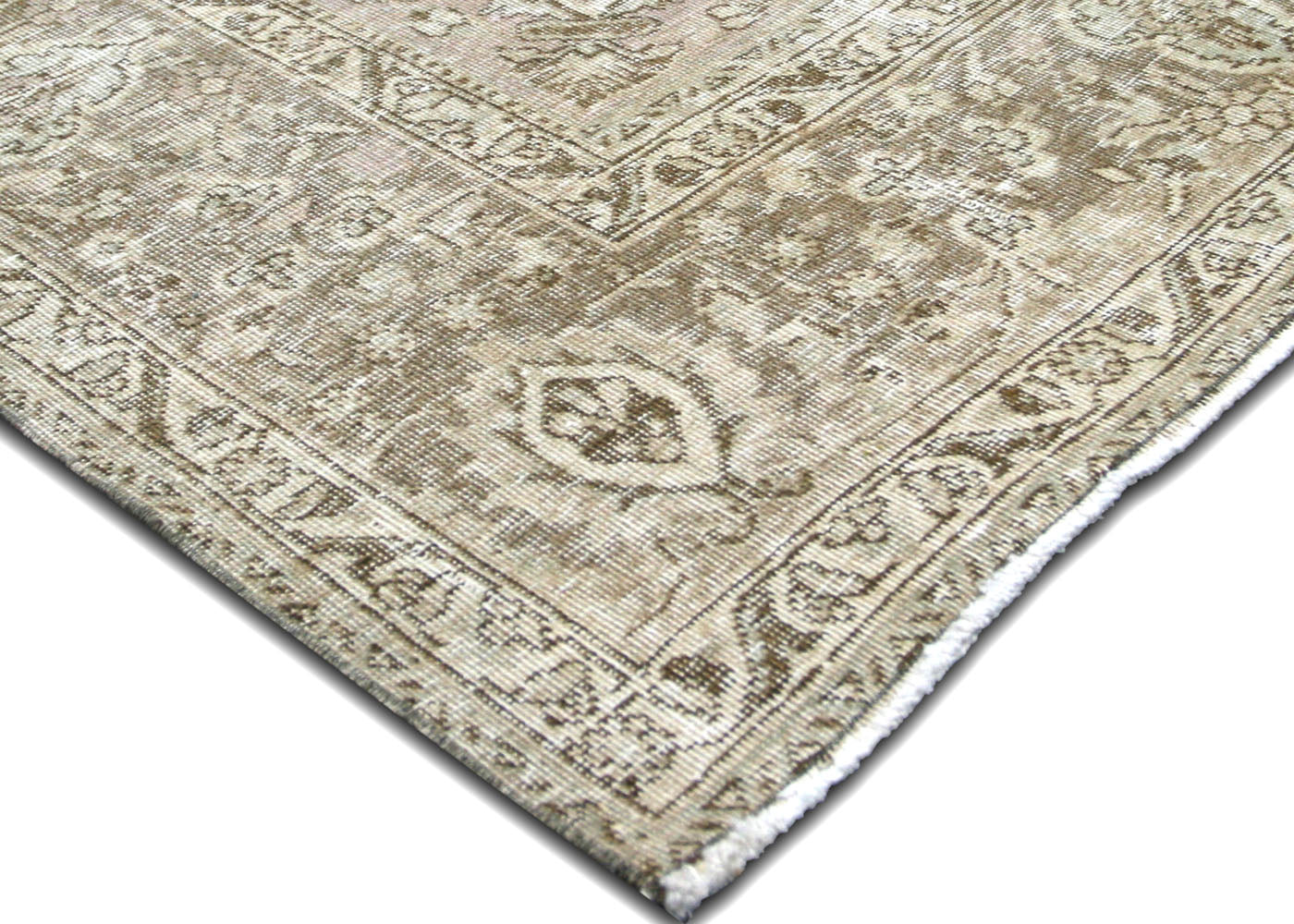 Vintage Persian Tabriz Rug - 7'10" x 10'9" - 220033