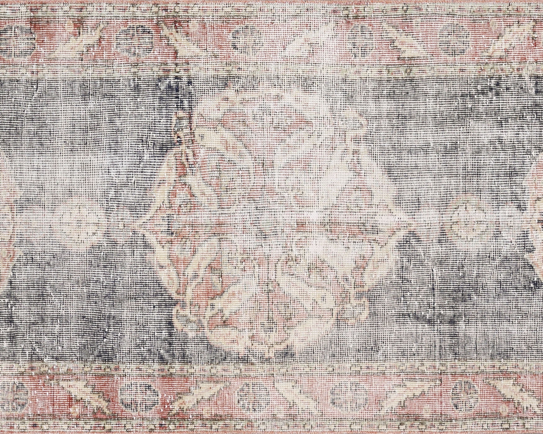 Vintage Turkish Oushak Runner - 2'10" x 11'