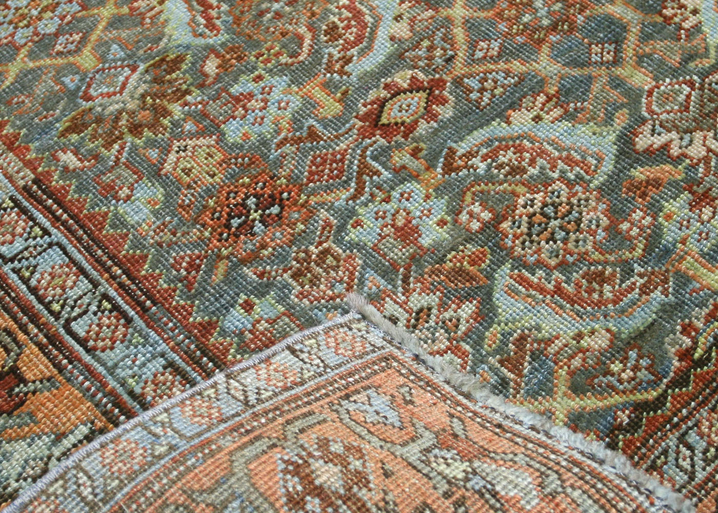 Antique Persian Bidjar Runner - 3'9" x 15' - 220041