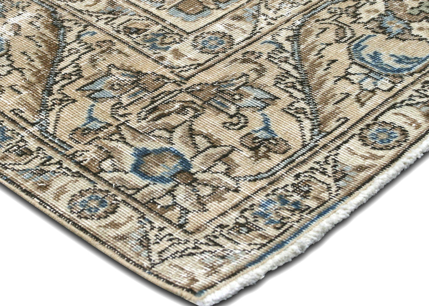 Vintage Persian Tabriz Rug - 5'10" x 9'2" - 220060