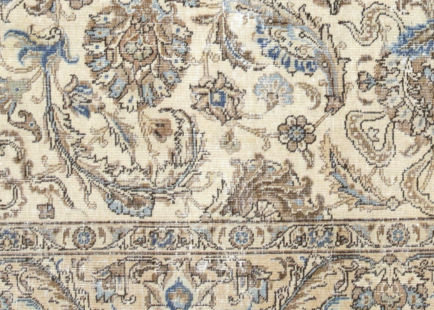 Vintage Persian Tabriz Rug - 5'10" x 9'2" - 220060