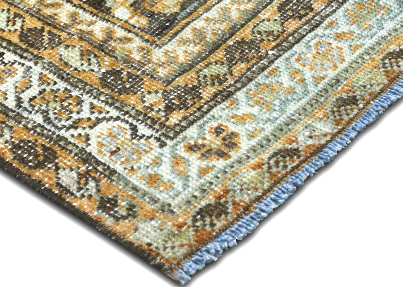 Semi Antique Persian Mahal Runner - 3'6" x 13'2" - 220061