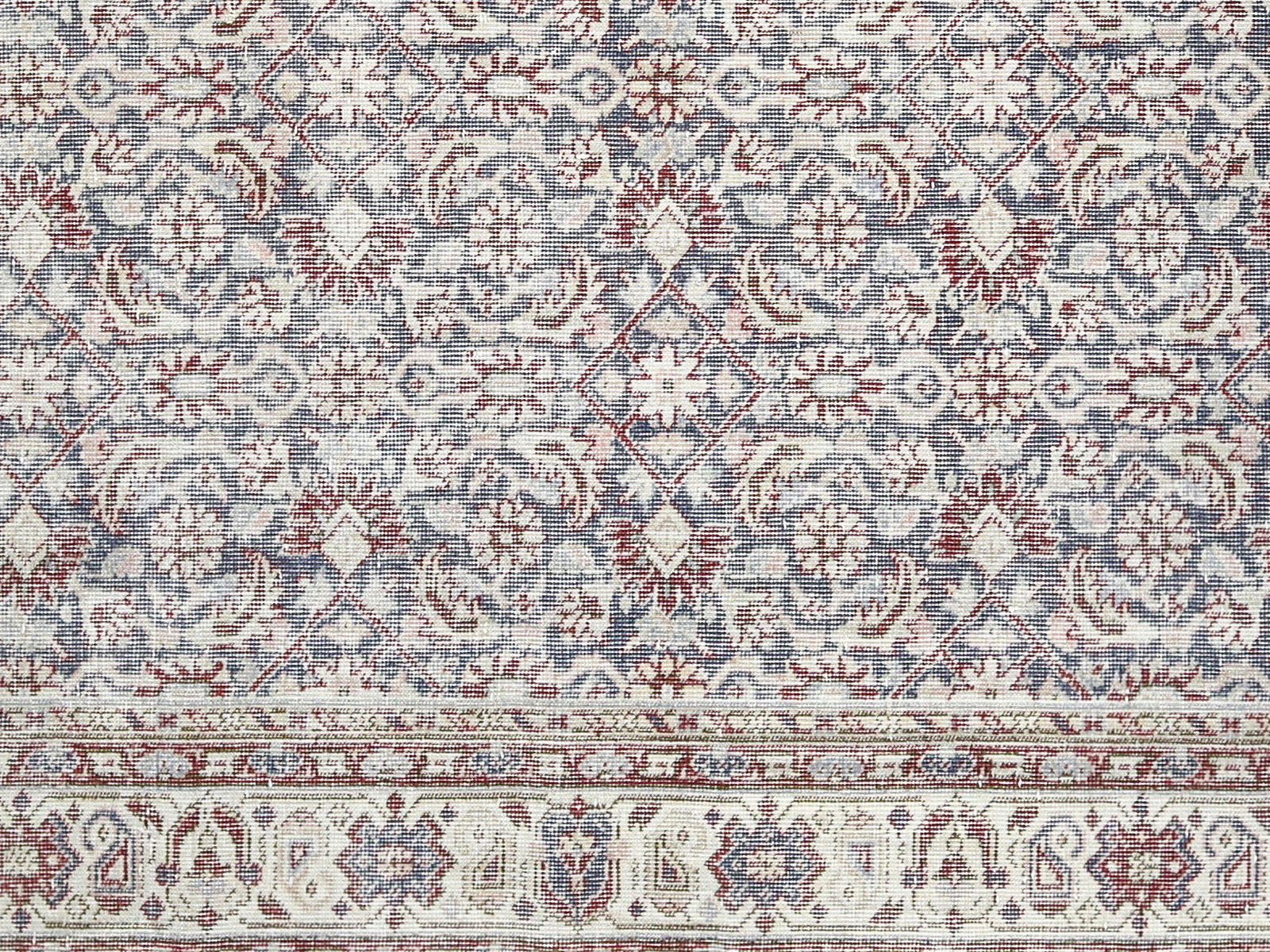 Vintage Turkish Oushak Rug - 7'3" x 10'6" - 220067
