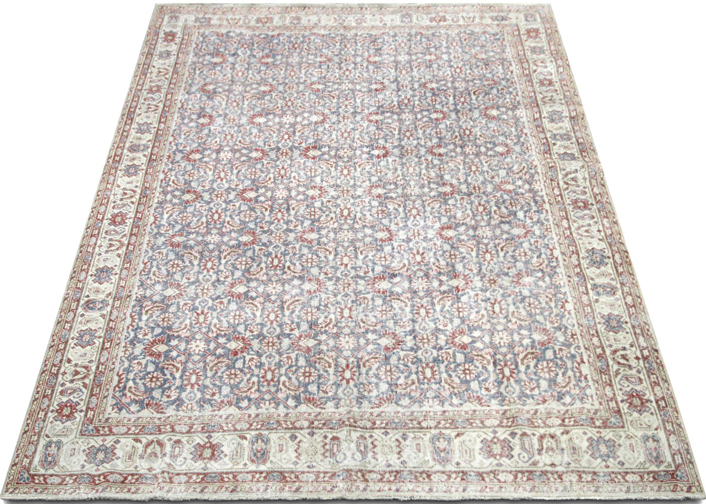 Vintage Turkish Oushak Rug - 7'3" x 10'6" - 220067