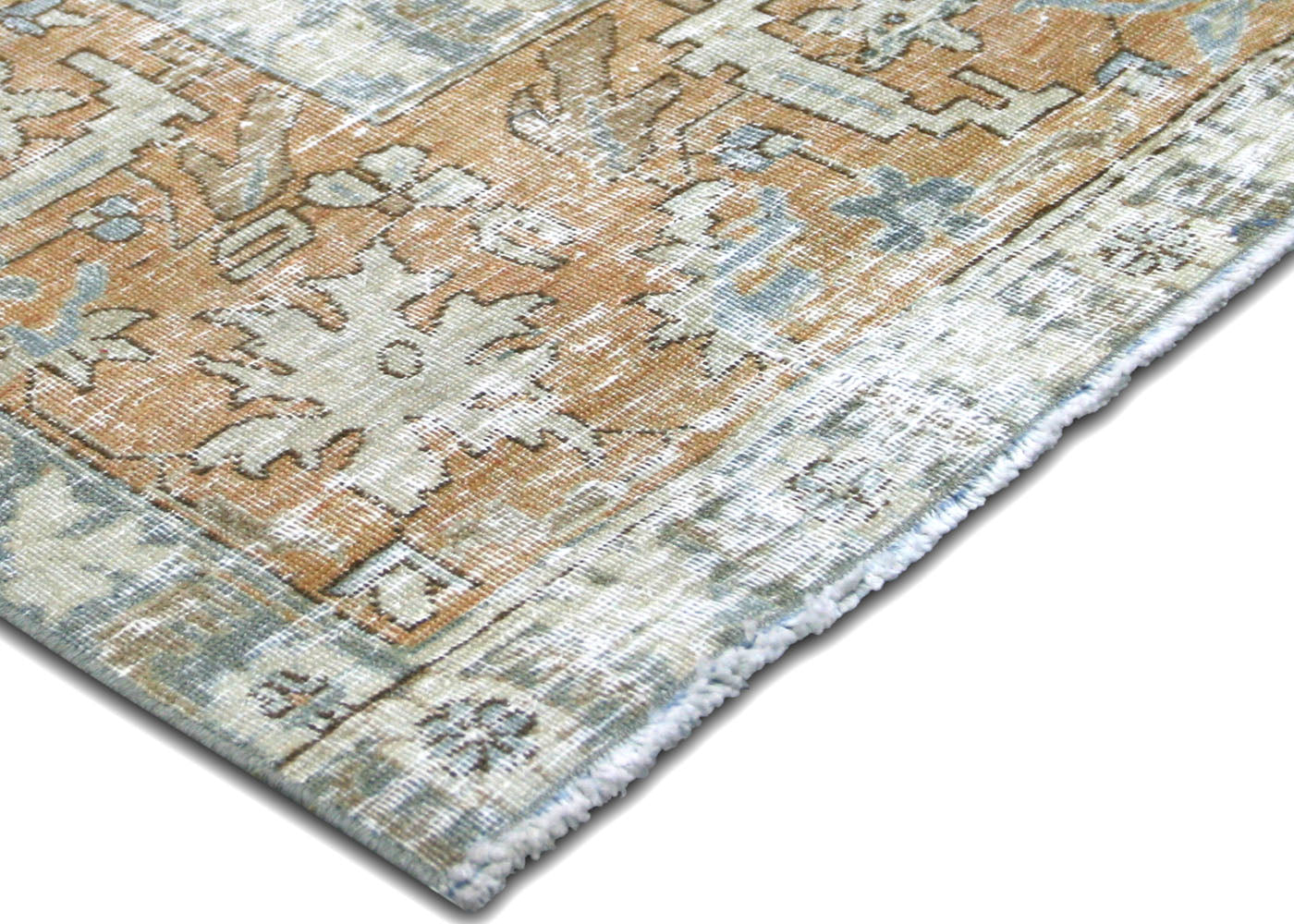 Semi Antique Persian Tabriz Rug - 7'5" x 10'9" - 220076
