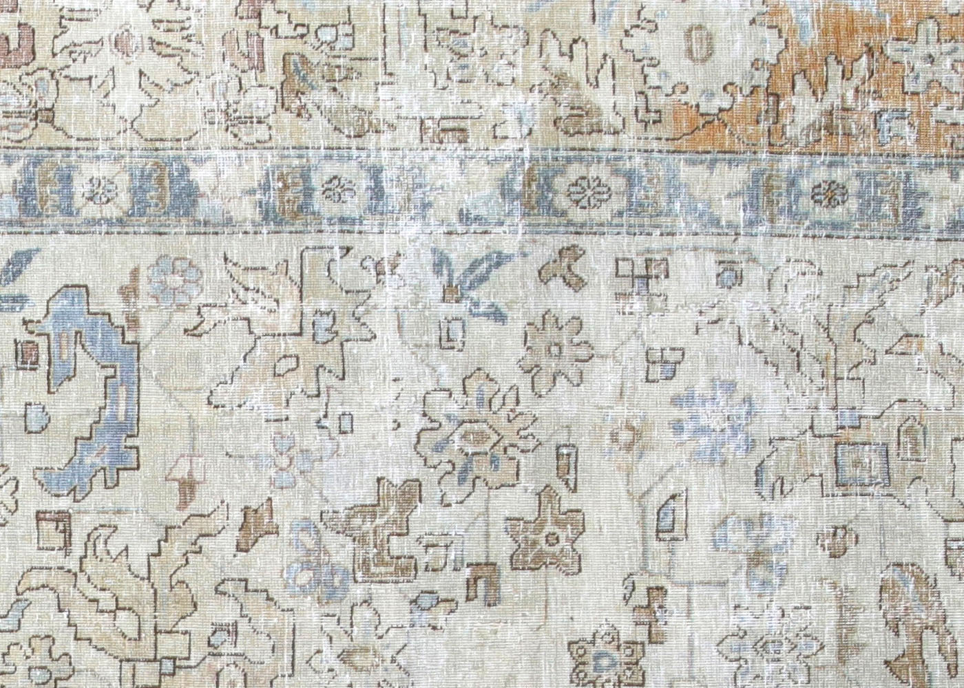 Semi Antique Persian Tabriz Rug - 7'5" x 10'9" - 220076