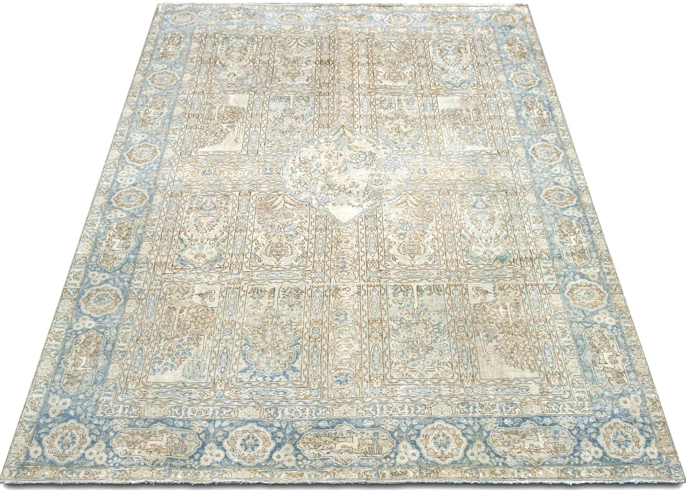 Vintage Persian Tabriz Rug - 7'7" x 11'2" - 220084