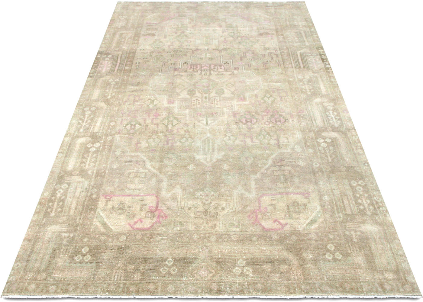 Vintage Persian Hamadan Rug - 5'4" x 10'1" - 220087