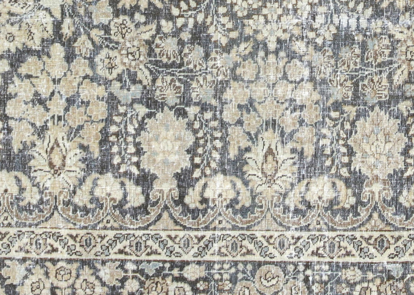 Semi Antique Persian Tabriz Rug - 7'3" x 10'1" - 220093