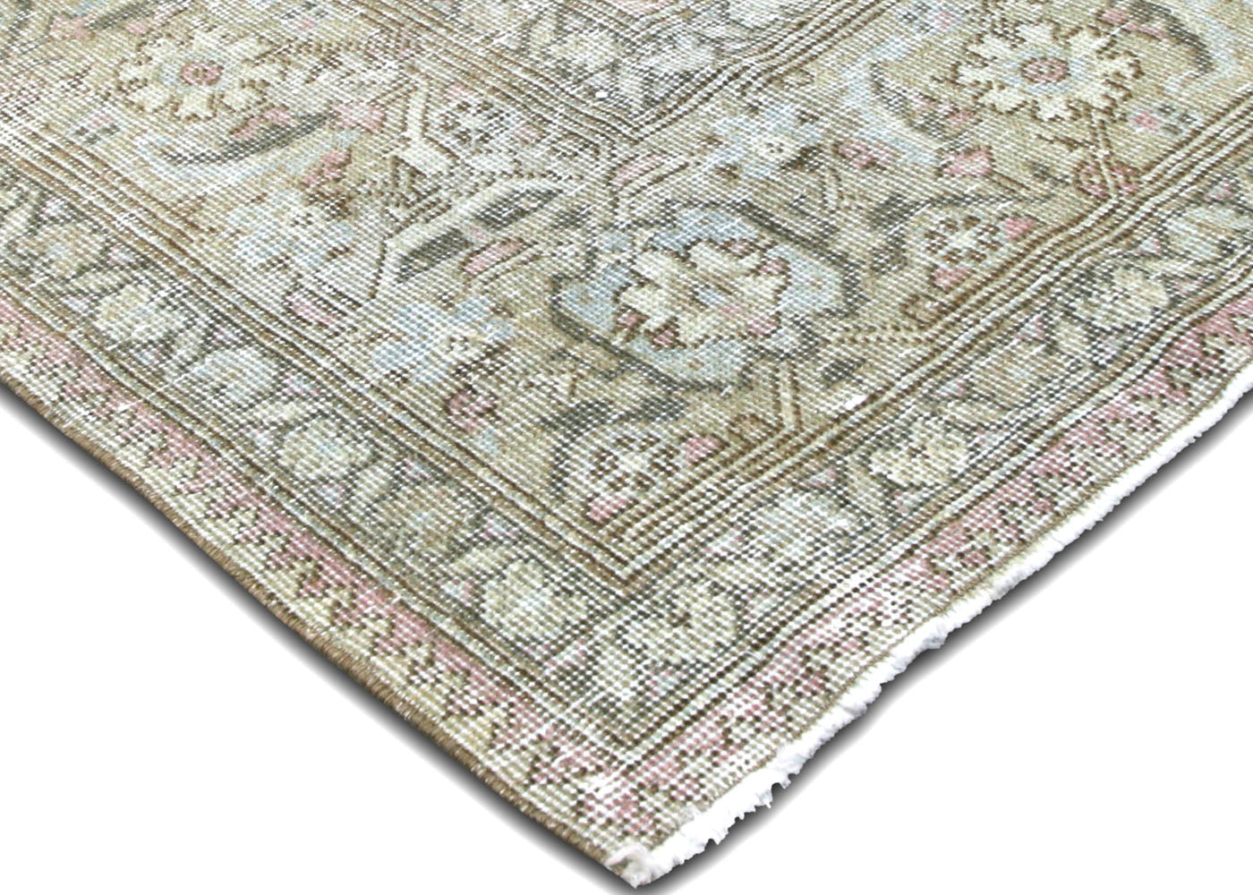 Semi Antique Persian Tabriz Rug - 6'4" x 9'4" - 220097