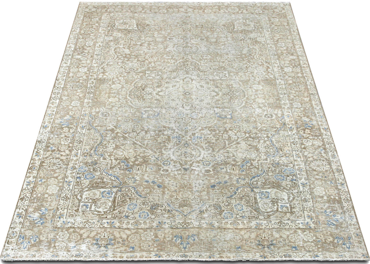 Vintage Persian Tabriz Rug - 5'10" x 9'2" - 220101