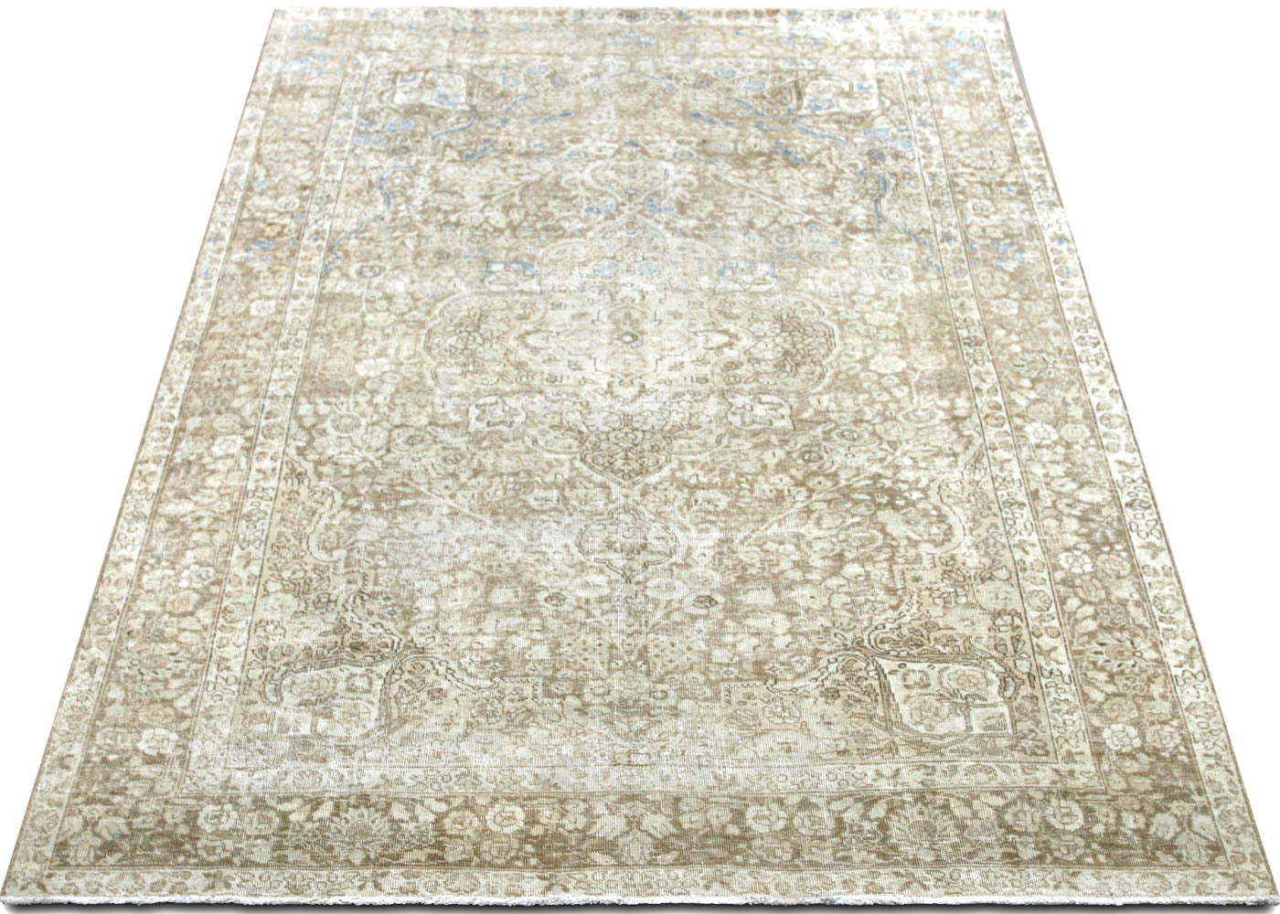 Vintage Persian Tabriz Rug - 5'10" x 9'2" - 220101