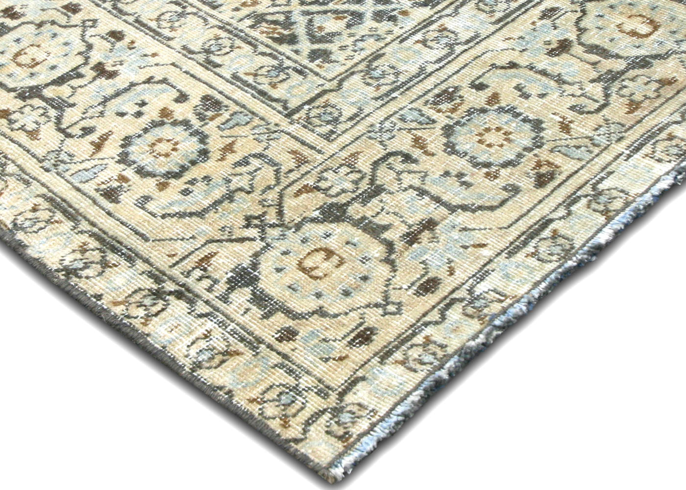 Semi Antique Persian Tabriz Rug - 6' x 9'5" - 220102
