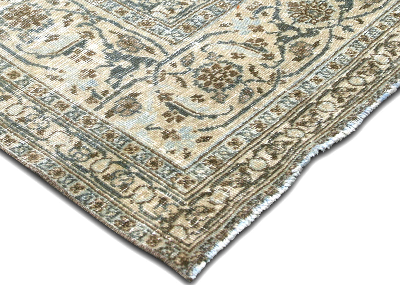Semi Antique Persian Tabriz Rug - 8'1"x 11'5" - 220106