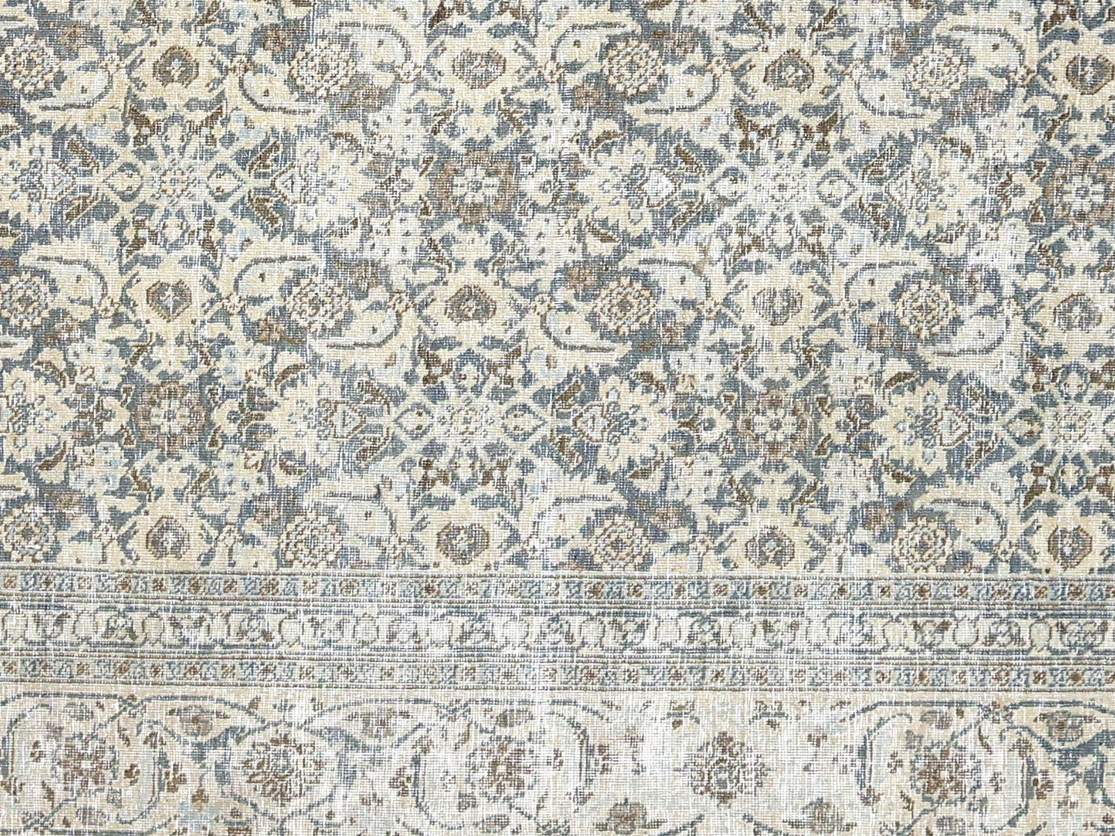 Semi Antique Persian Tabriz Rug - 8'1"x 11'5"