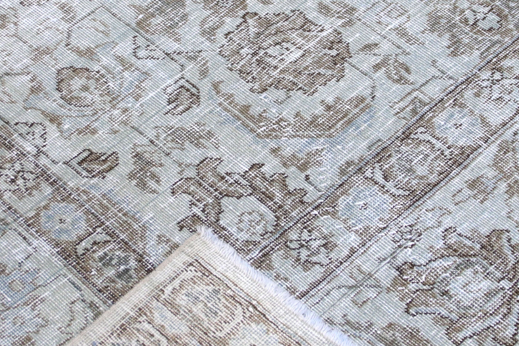 Vintage Persian Tabriz Rug - 8'1" x 11'1" - 220110