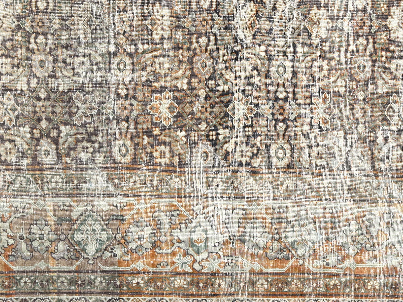 Semi Antique Persian Mahal Rug - 8'3" x 13'4"