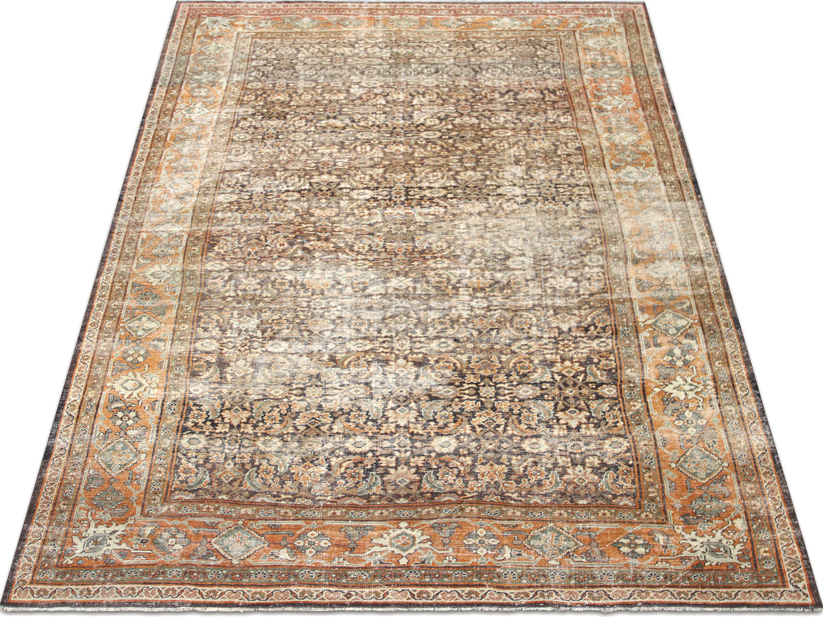 Semi Antique Persian Mahal Rug - 8'3" x 13'4"