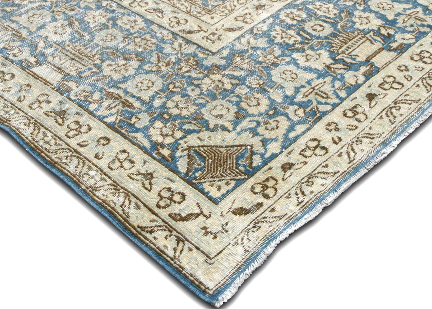 Vintage Persian Kerman Rug - 8'7" x 12'1" - 220112