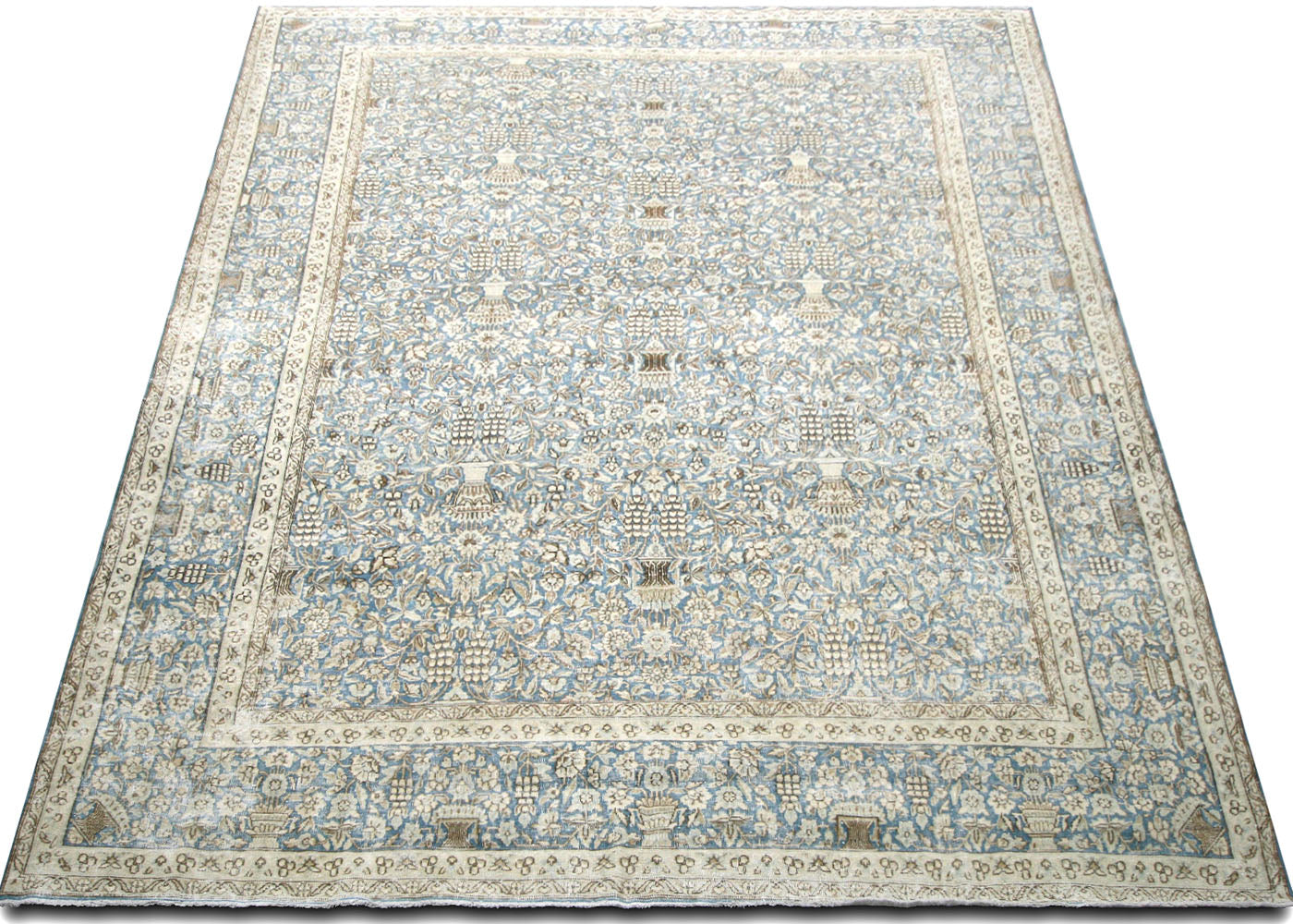 Vintage Persian Kerman Rug - 8'7" x 12'1" - 220112