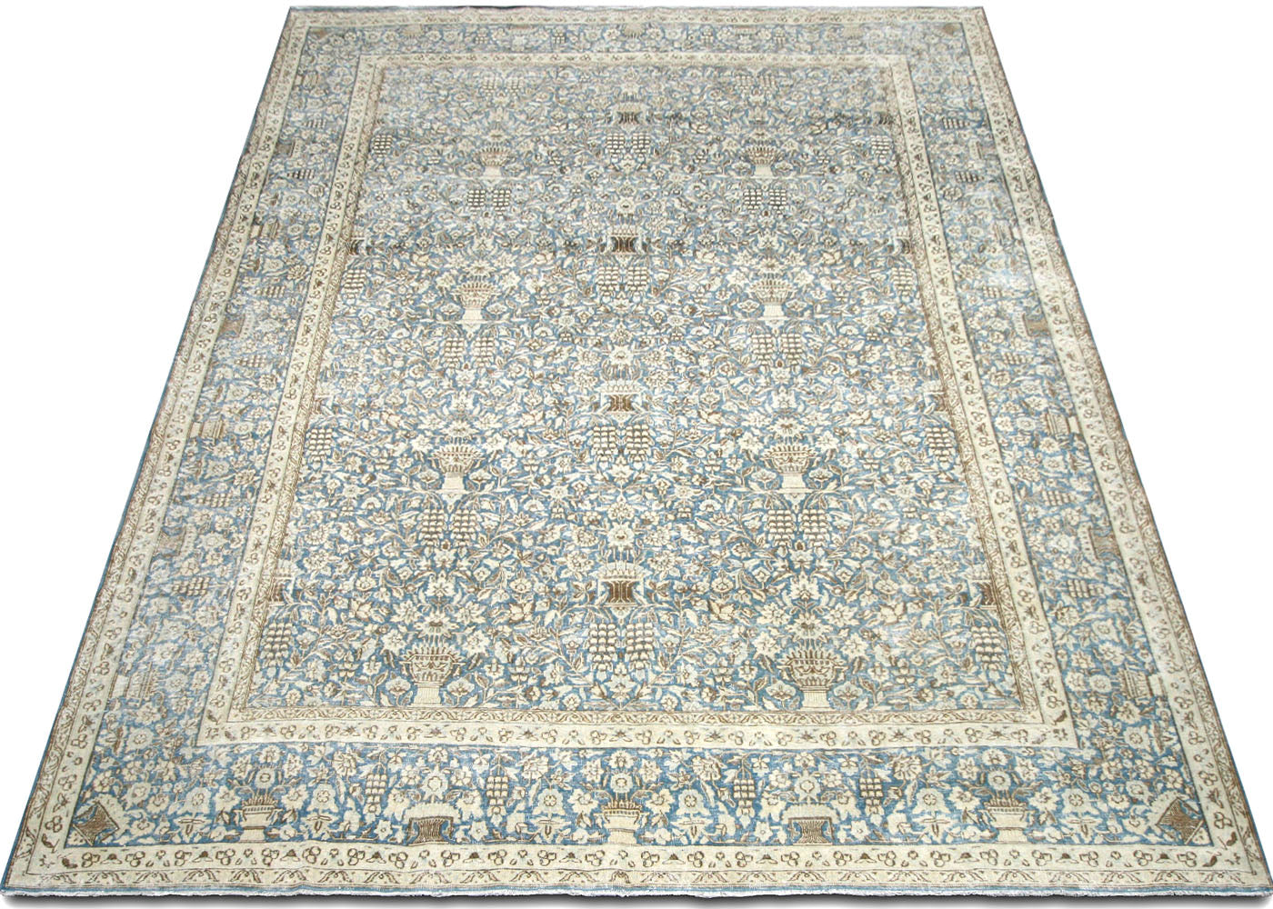 Vintage Persian Kerman Rug - 8'7" x 12'1" - 220112