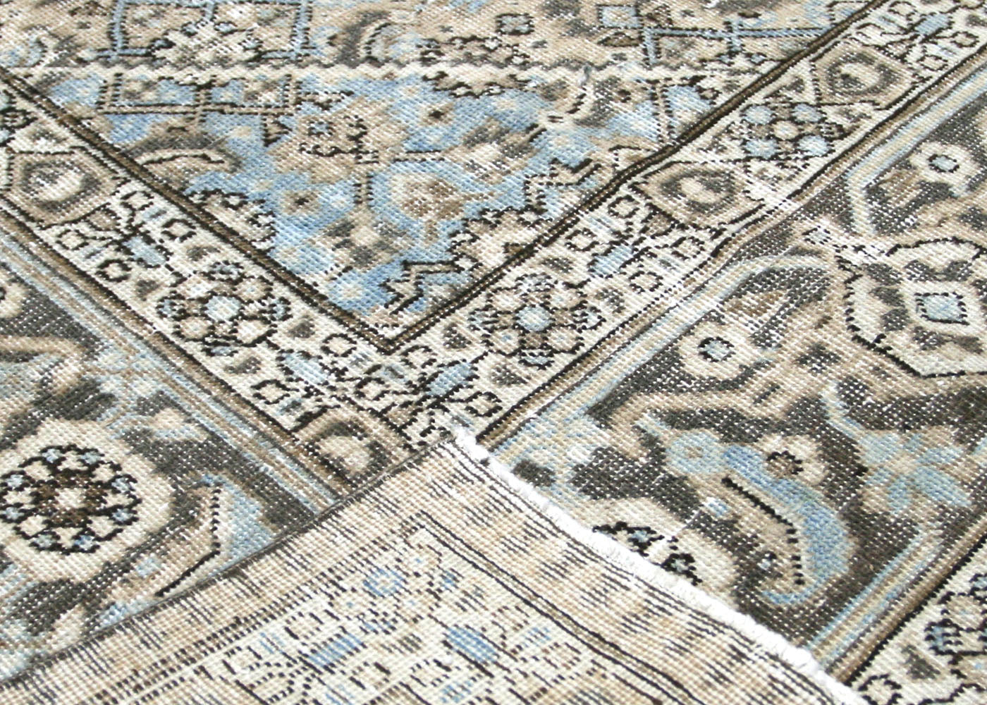 Semi Antique Persian Tabriz Rug - 7'7" x 11'2" - 220114