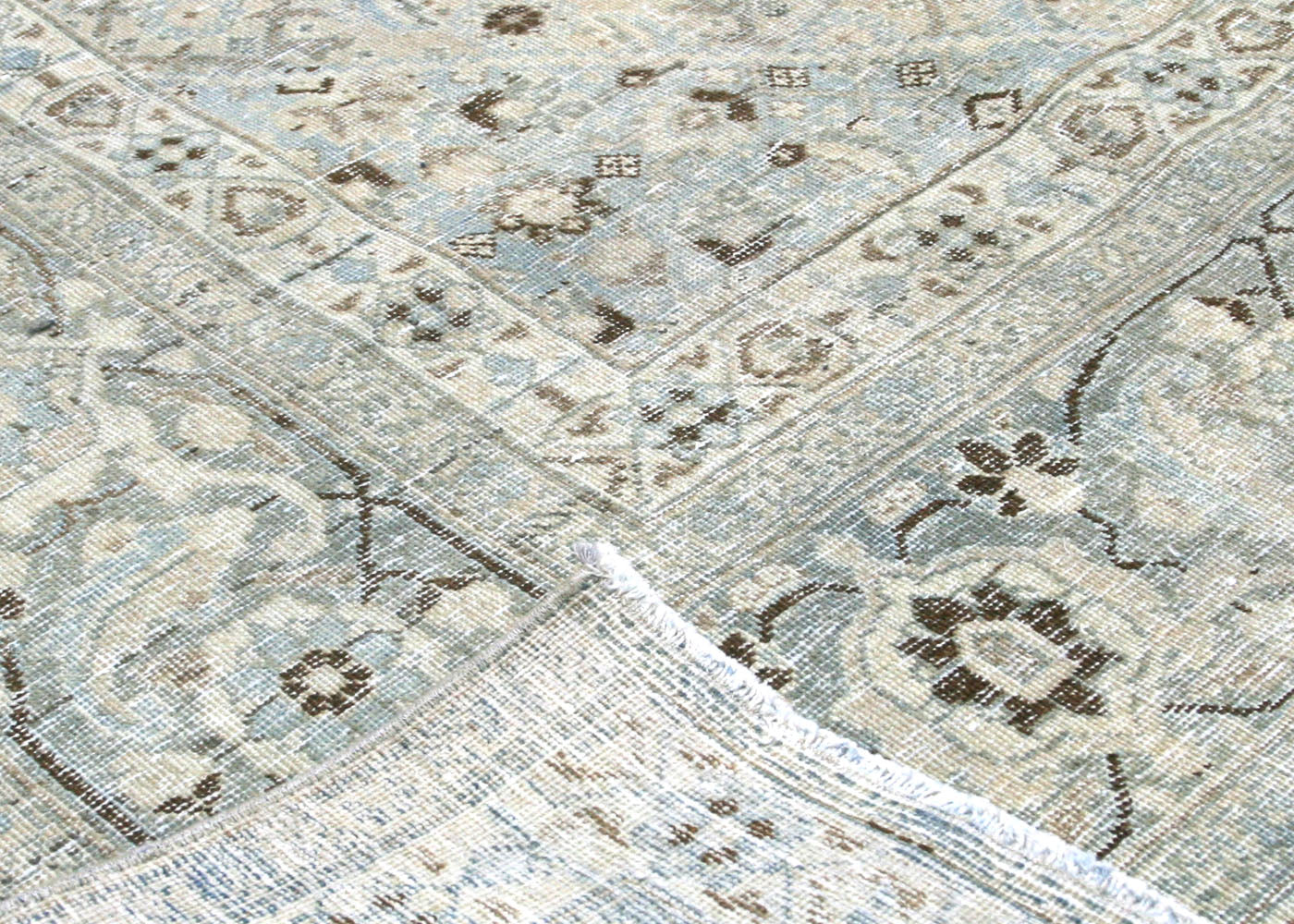 Semi Antique Persian Tabriz Rug - 9'5"x 11'11" - 220116