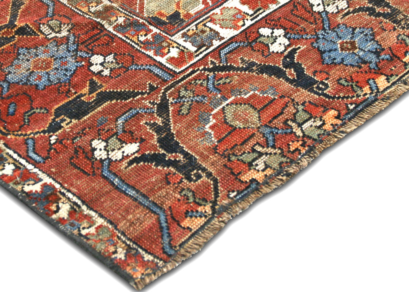 Antique Persian Shiraz Rug - 7'0" x 9'5" - 220128
