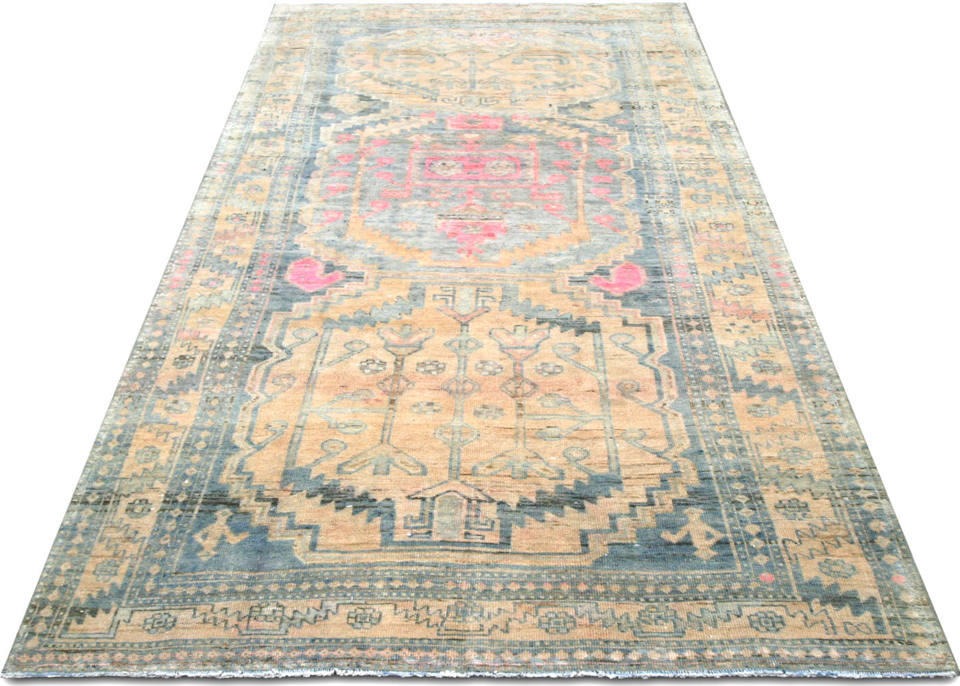 Vintage Persian Hamadan Rug - 4'4" x 9'8" - 220134