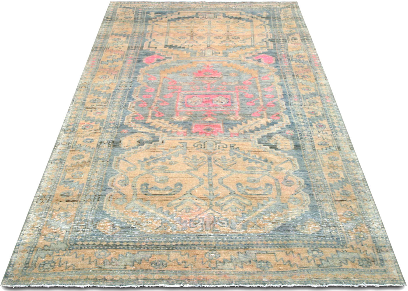 Vintage Persian Hamadan Rug - 4'4" x 9'8" - 220134