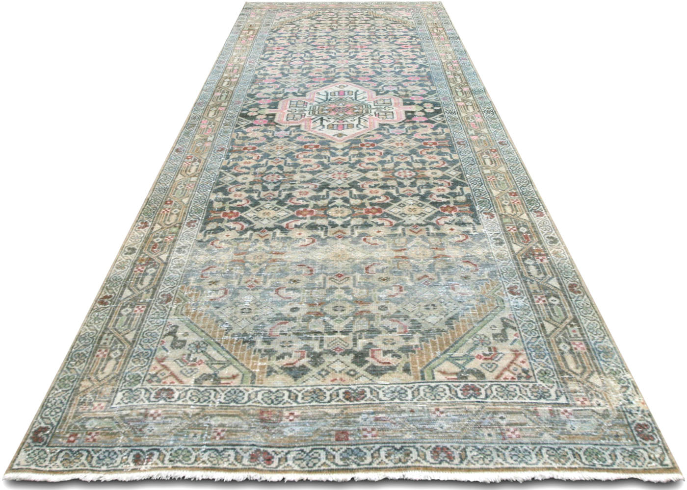 Antique Persian Melayer Runner - 3'9" x 10'5" - 220139