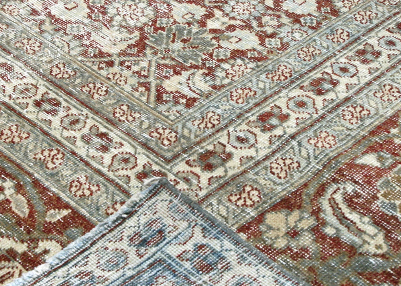 Semi Antique Persian Tabriz Rug - 10'7" x 15'3" - 220143