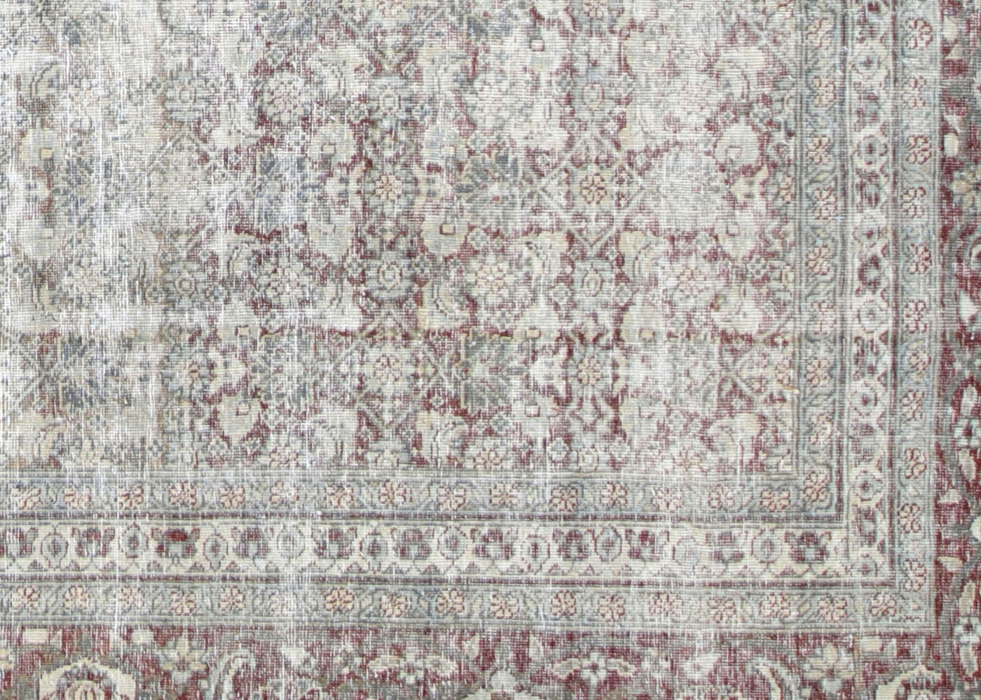 Semi Antique Persian Tabriz Rug - 10'7" x 15'3" - 220143