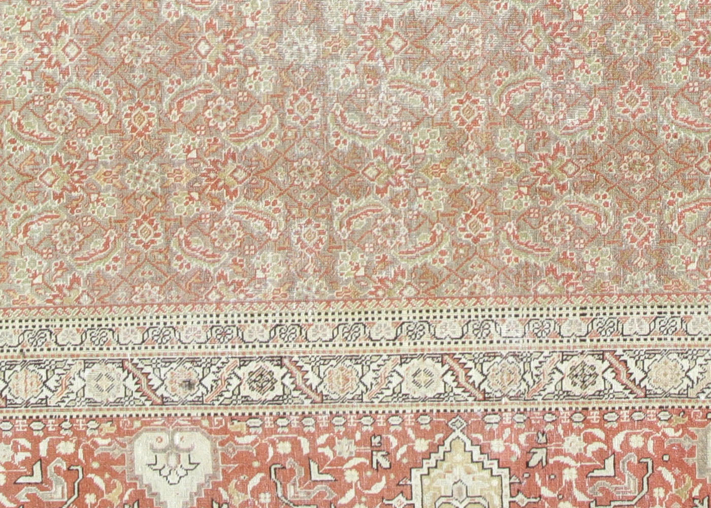 Vintage Persian Tabriz Rug - 9'11" x 12'10" - 220154