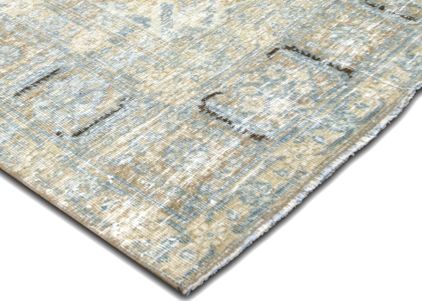 Semi Antique Persian Tabriz Rug - 6'3" x 9'10" - 220155