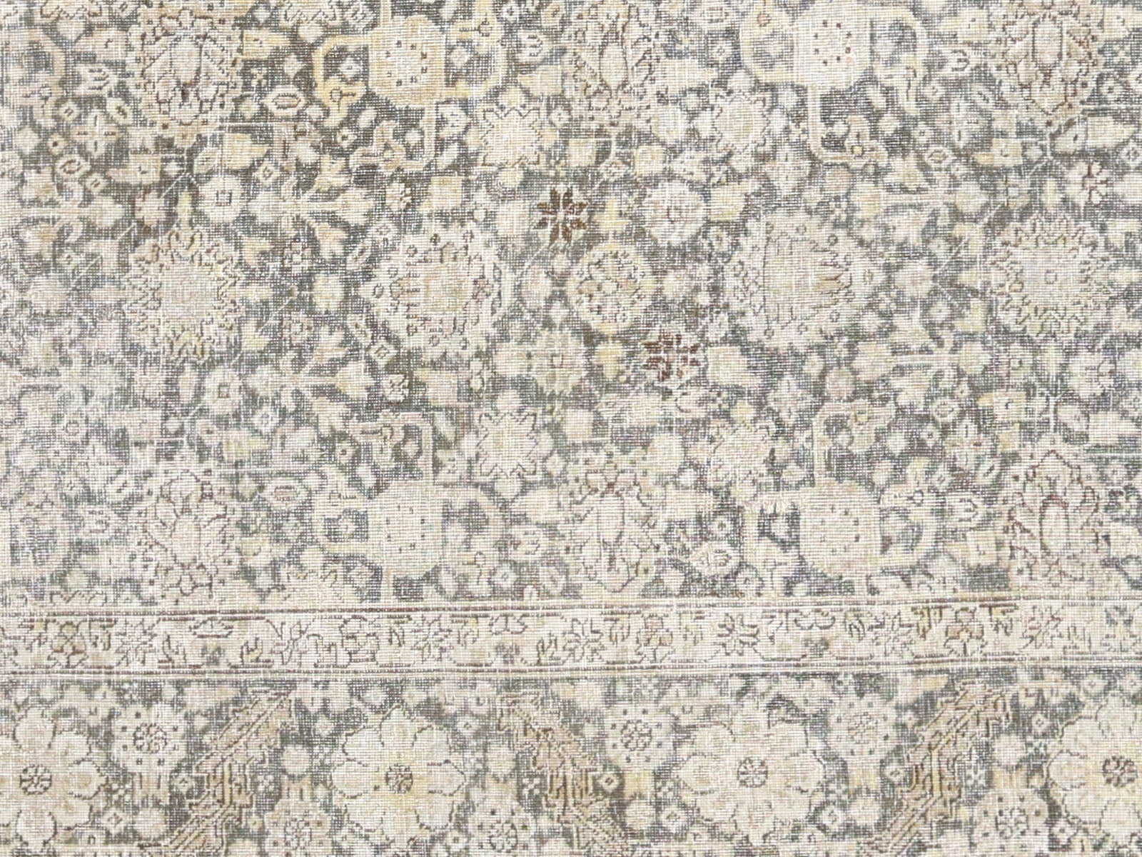 Semi Antique Persian Tabriz Rug - 7'1" x 10'9" - 220157