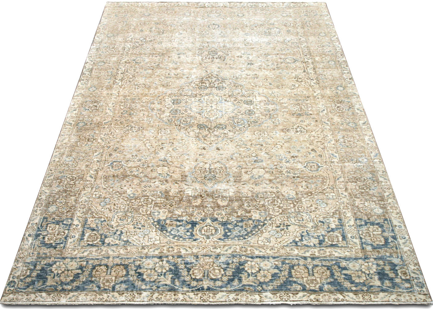 Vintage Persian Tabriz Rug - 5'11" x 9'3" - 220160