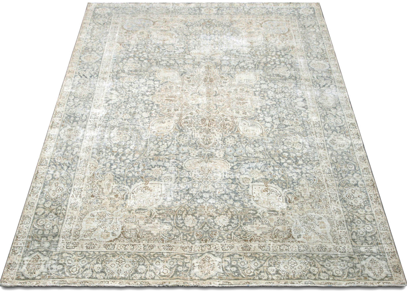 Vintage Persian Tabriz Rug - 7'11" x 11'2" - 220161