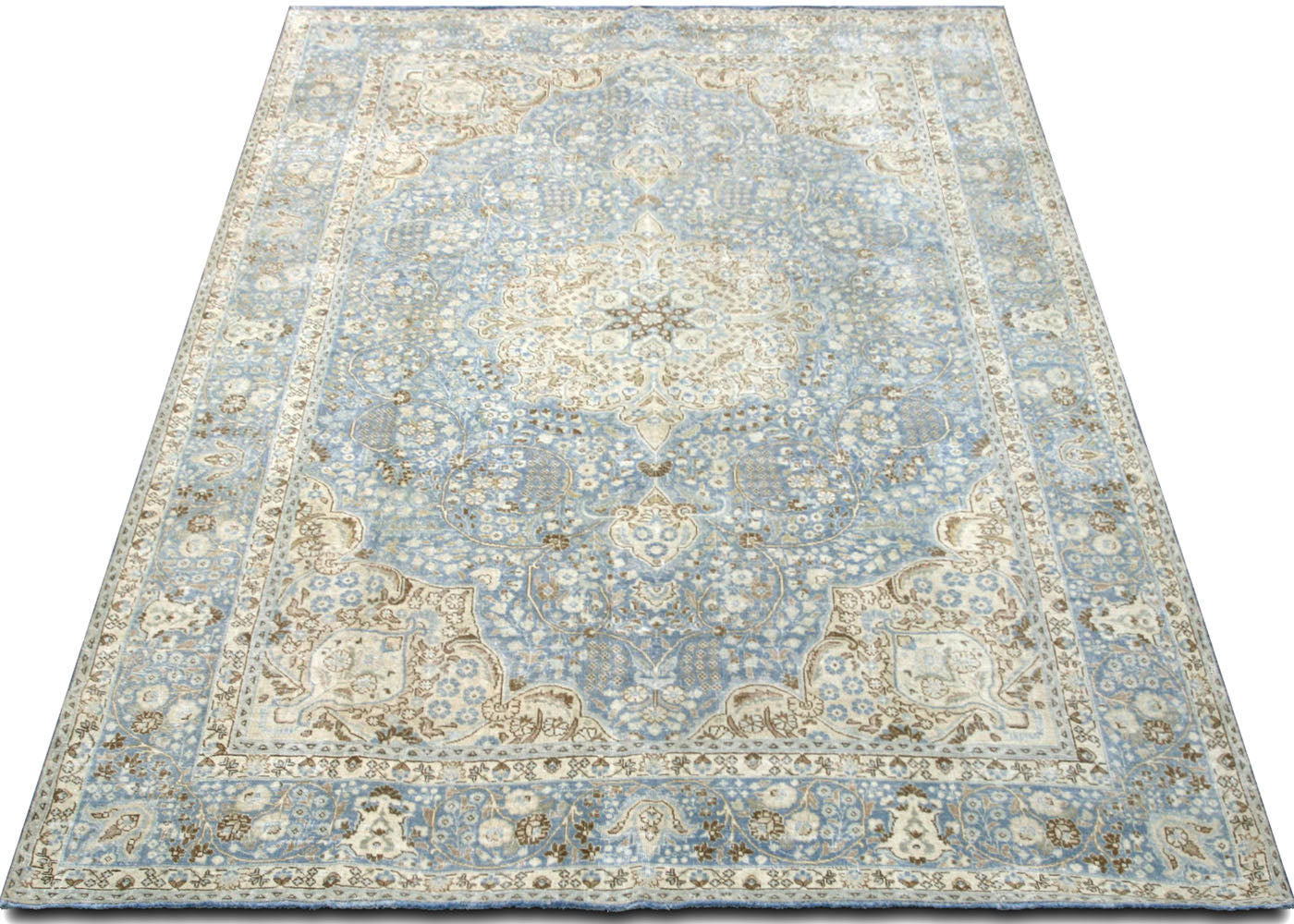 Vintage Persian Tabriz Rug - 7'8" x 10'9" - 220162