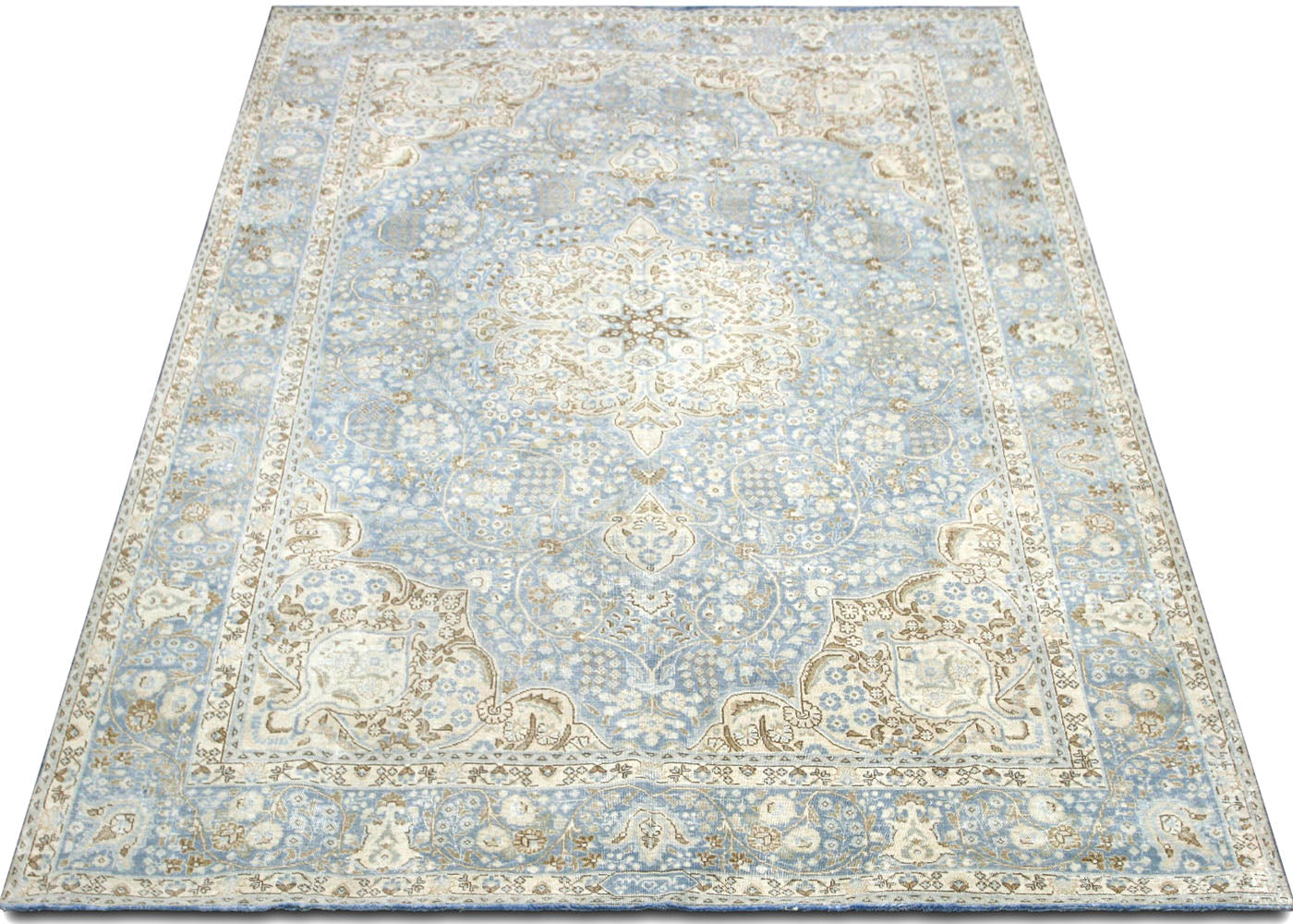 Vintage Persian Tabriz Rug - 7'8" x 10'9" - 220162