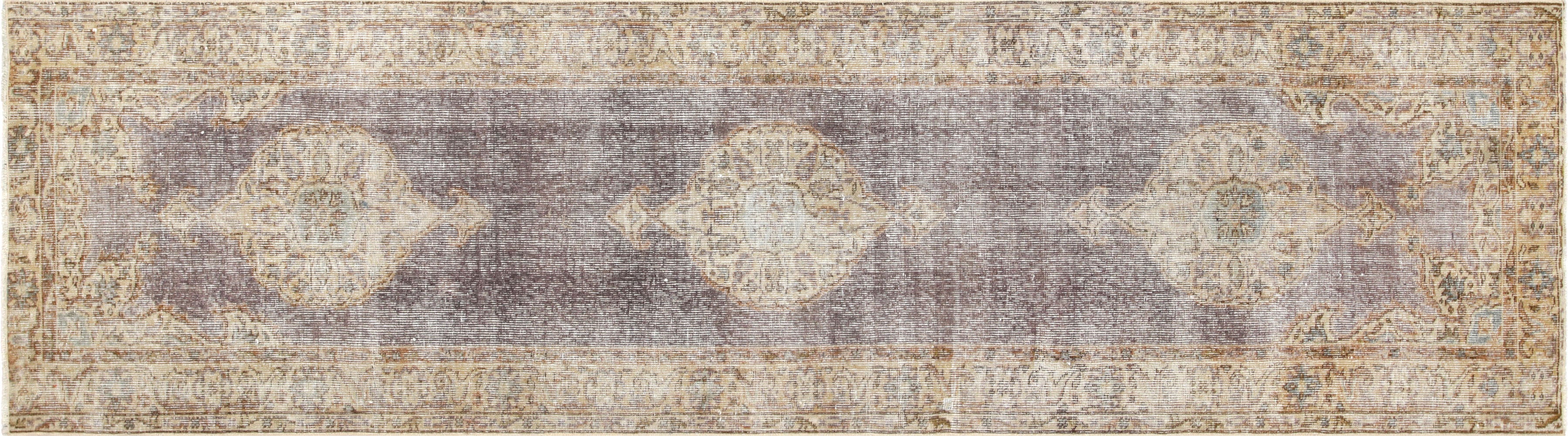 Vintage Turkish Oushak Runner - 2'9" x 9'11" - 220171