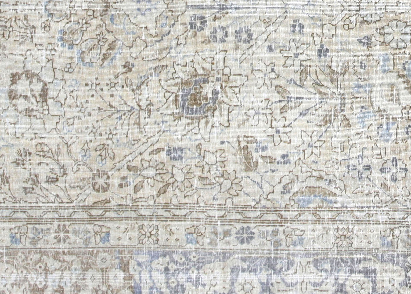 Semi Antique Persian Tabriz Rug - 8'11" x 12'11" - 220174