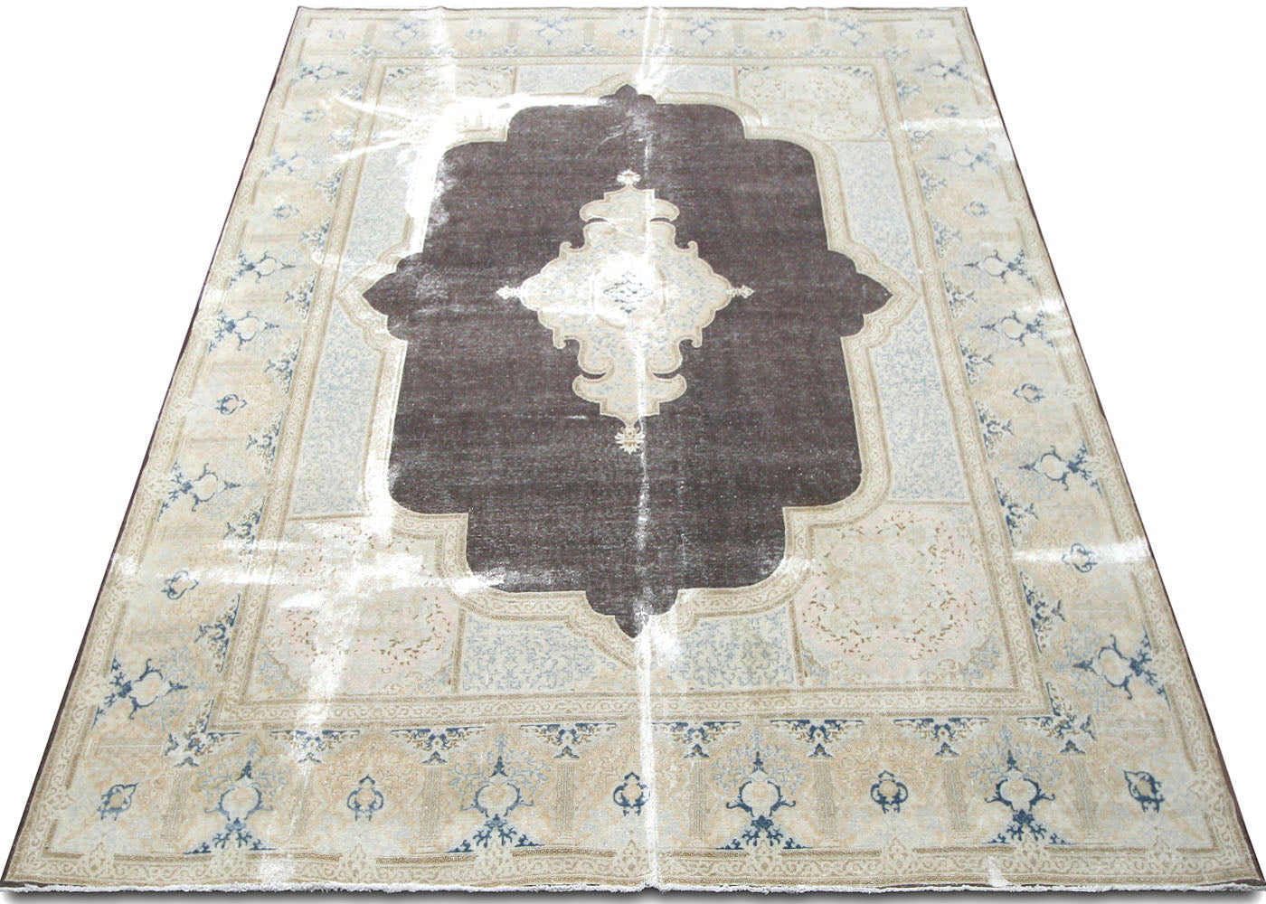 Vintage Persian Kerman Rug - 9'3" x 12' - 220178