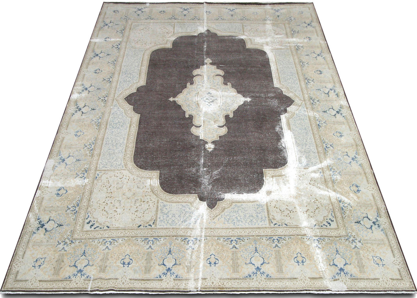 Vintage Persian Kerman Rug - 9'3" x 12' - 220178