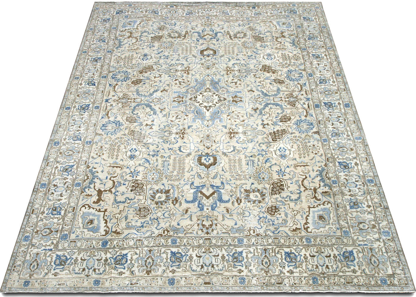 Vintage Persian Tabriz Rug - 9'7" x 12'10" - 220187