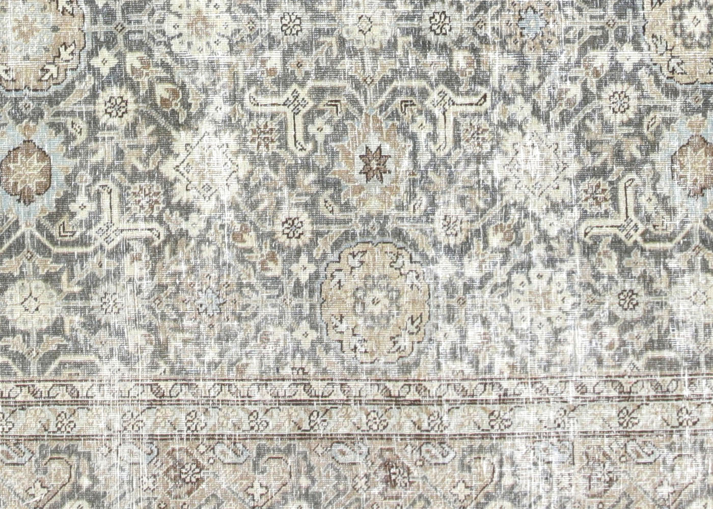Semi Antique Persian Tabriz Rug - 8'10" x 11'11" - 220191