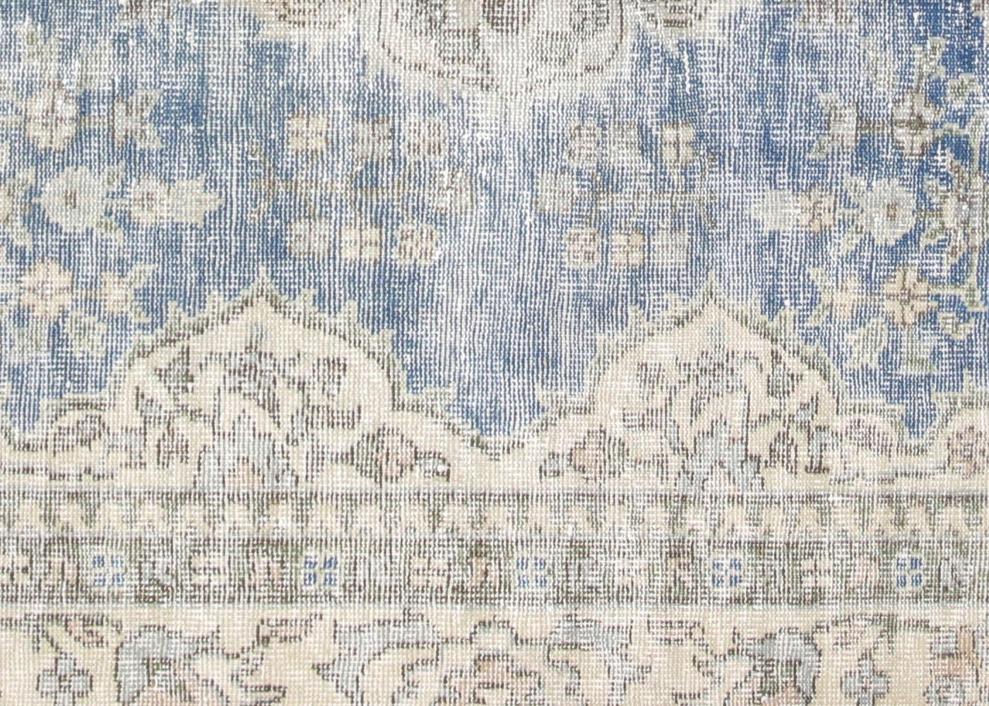 Vintage Turkish Oushak Rug - 7'4" x 10'1" - 220193