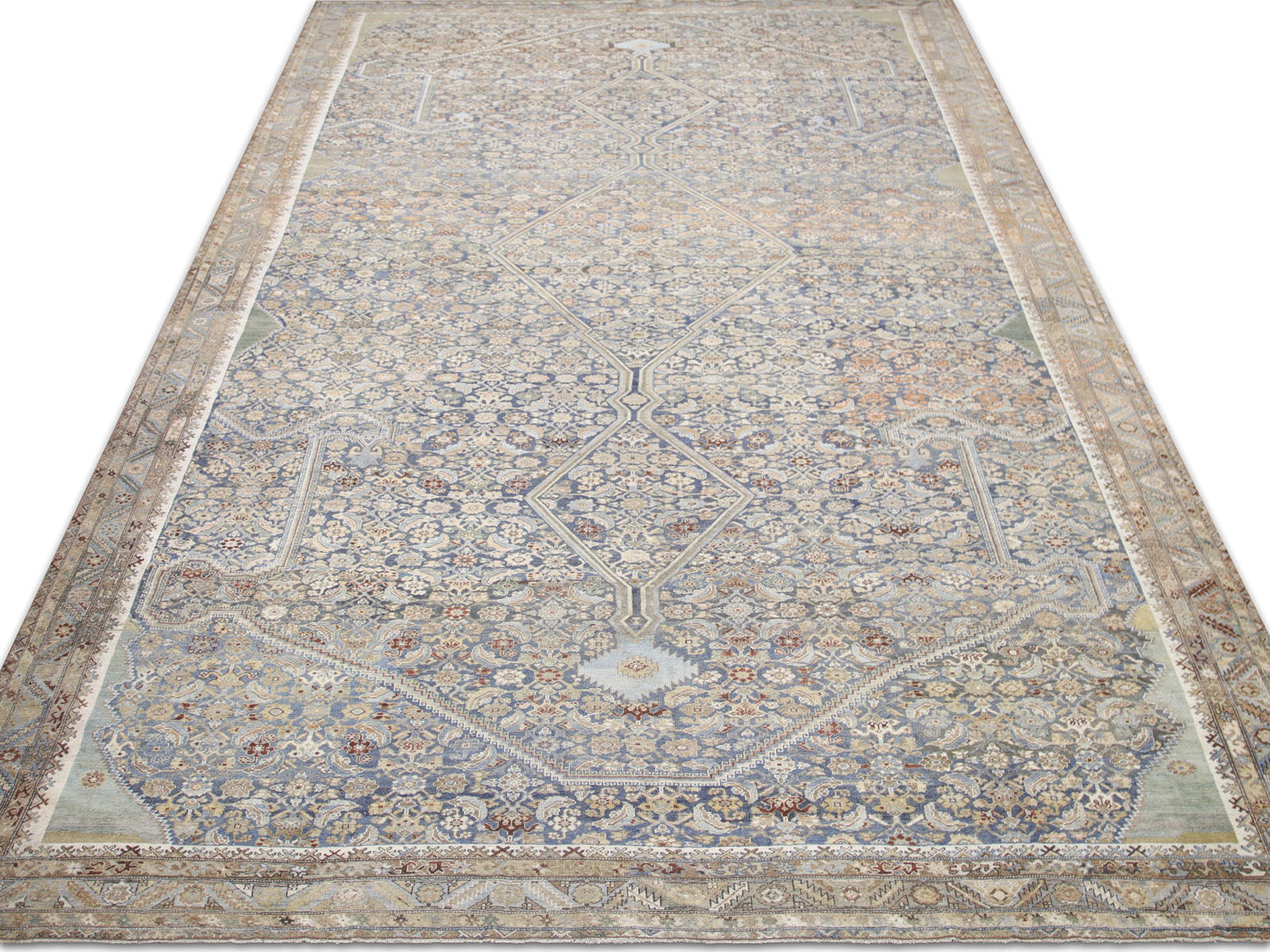 Antique Persian Melayer Rug - 13'2" x 22'8"
